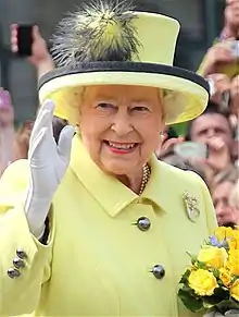 Élisabeth II du Royaume-Uni.