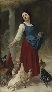 La Fille du fermier (1887), localisation inconnue.