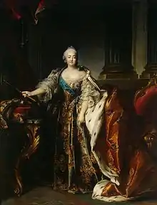 Portrait de l'Impératrice Élisabeth (1758), musée de l'Ermitage