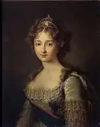 Élisabeth Alexeïevna de Russie au Musée d'art de Vinnytsia.