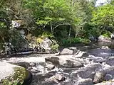 Les rapides de la rivière aux Roches du Diable.