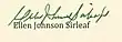 Signature de Ellen Johnson Sirleaf