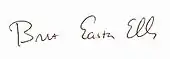 Signature de Bret Easton Ellis