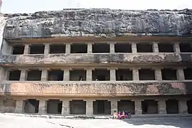 Monastère des grottes d'Ellorâ, Aurangabad, Maharashtra, en Inde.