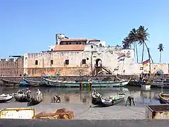 Le fort d'Elmina.