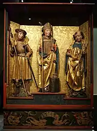 Retable de Saint Eloi, Cologne, museum Schnütgen.