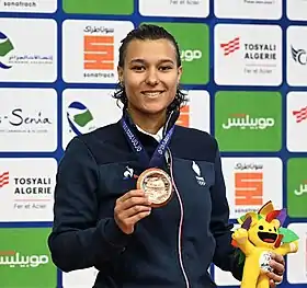 Éloïse Vanryssel aux Jeux méditerranéens de 2022.