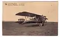 Breguet 14 belge, B-1, avec un moteur Renault à la base militaire belge d'Elsenborn vers 1920.