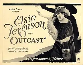 Description de l'image Elsie Ferguson in Outcast.jpg.