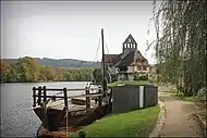 Embarcadère de gabare à Beaulieu-sur-Dordogne.