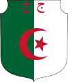 Armoiries de l'Algérie indépendante (1962-1971).