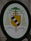 Blason du précédent archevêque de Sens, Mgr Patenôtre.