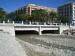 Embouchure du Borrigo à Menton côté nord