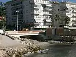 Embouchure du Gorbio entre Roquebrune-Cap-Martin et Menton.