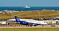 Embraer 170 d'Eastern Airways à Sumburgh en 2017