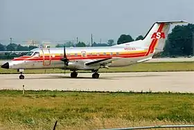 Un Embraer EMB-120 d'Atlantic Southeast Airlines, similaire à celui impliqué dans l'accident