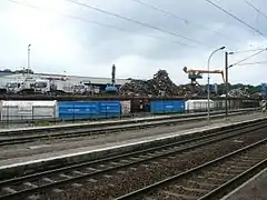 Embranchement particulier de la gare de Franois.