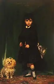 Carolus-Duran: Marie-Anne, la fille de l'artiste1874