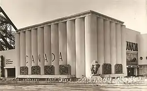Pavillon du Canada en 1937.