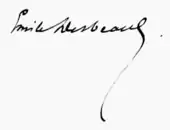 signature d'Émile Desbeaux