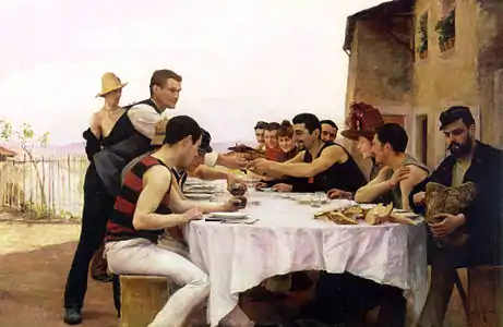 Les Canotiers de la Meurthe (1888), Nancy, musée de l'École de Nancy.