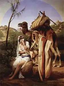 Juda et Tamar d'Horace Vernet (1840), musée de la Wallace Collection, Londres.