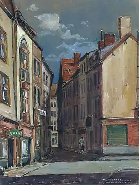 Liège, rue du Stalon, 1944