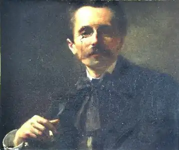 Portrait d'Émile Lecuyer, localisation inconnue.