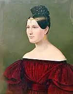 Portrait de la baronne Auguste von Eichthal, par Emilie Linder.