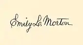 signature d'Emily L. Morton