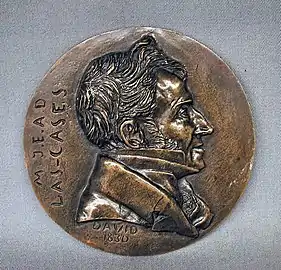 Médaillon en bronze par Pierre-Jean David d'Angers, 1830, Metropolitan Museum of Art.