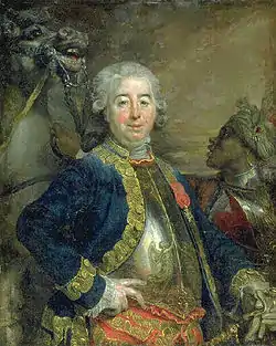 Emmanuel-Céleste de Durfort (1741-1800), duc de Duras, son père.