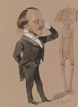 Emmanuel de Rougé, vicomte de Rougé, égyptologue et professeur au Collège de France, par Eugène Giraud