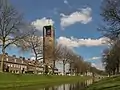 Emmeloord, tour (de Poldertoren) dans al rue