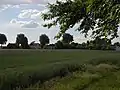 Autre vue de l'emplacement de l'ancienne maison forte.