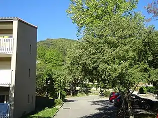 Emplacement des vestiges du Mausolée de Rochemaure