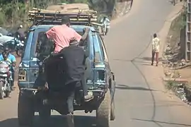 Voiture à Mamou