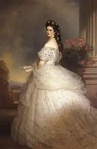Portrait de l'impératrice Élisabeth d'Autriche (1865).