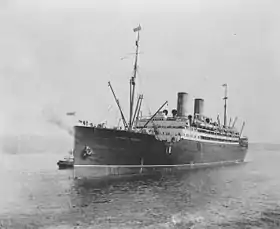 L’Empress of Ireland en mer en 1908.