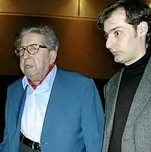 Henri Dutilleux (à gauche) en 2004.