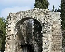 Enclos Saint-Césaire, vestiges salle voutée