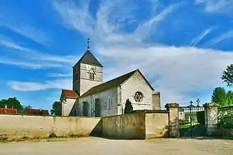 L'enclos paroissial côté nord-ouest