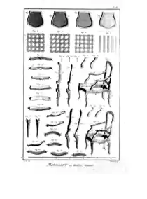 Menuisier en meubles, fauteuil