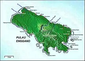 Carte d'Enggano.