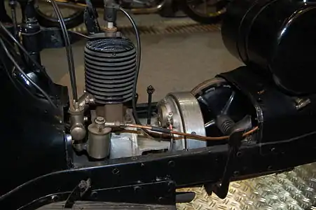 Moteur et transmission d'une Neracar de 1923