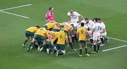 Angleterre - Australie lors de la coupe du monde 2015.