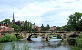 Le English Bridge sur la Severn.