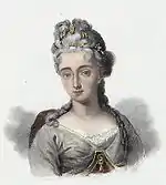Jeanne Pélagie de Rohan-Chabot (1659-18/08/1698 à Versailles), sa fille.