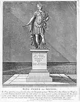 Gravure de la statue par N. Smith (1791).