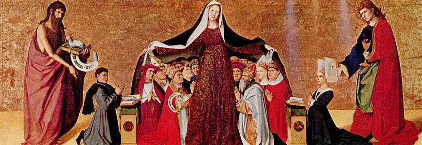 La Vierge de miséricorde de la famille Cadard, Enguerrand Quarton.
